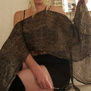 Leopard Print Cardigan